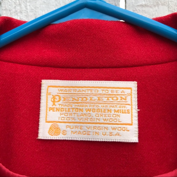 Red Pendleton Blazer - Picture 2 of 8